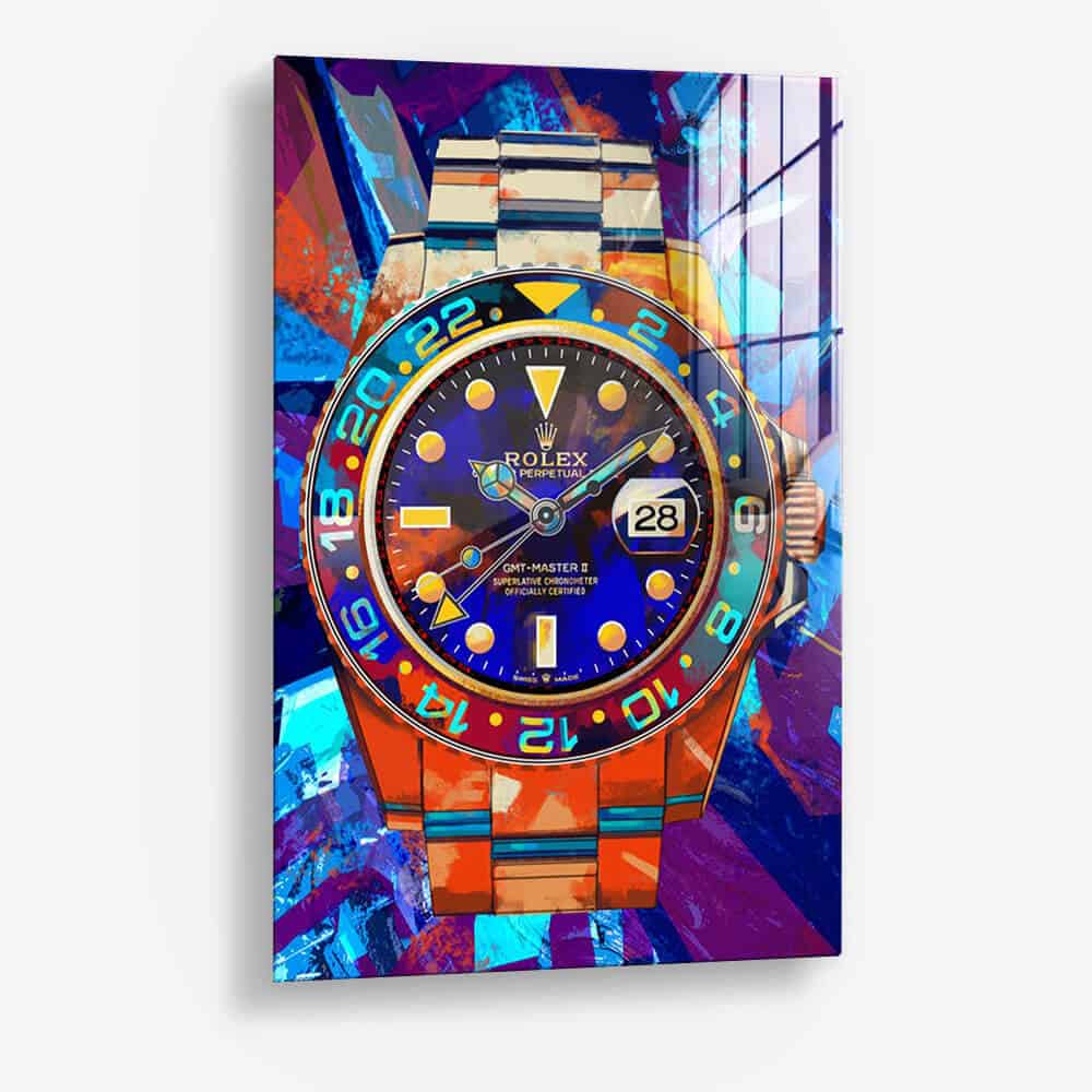 The Colored Watch - Vidrio