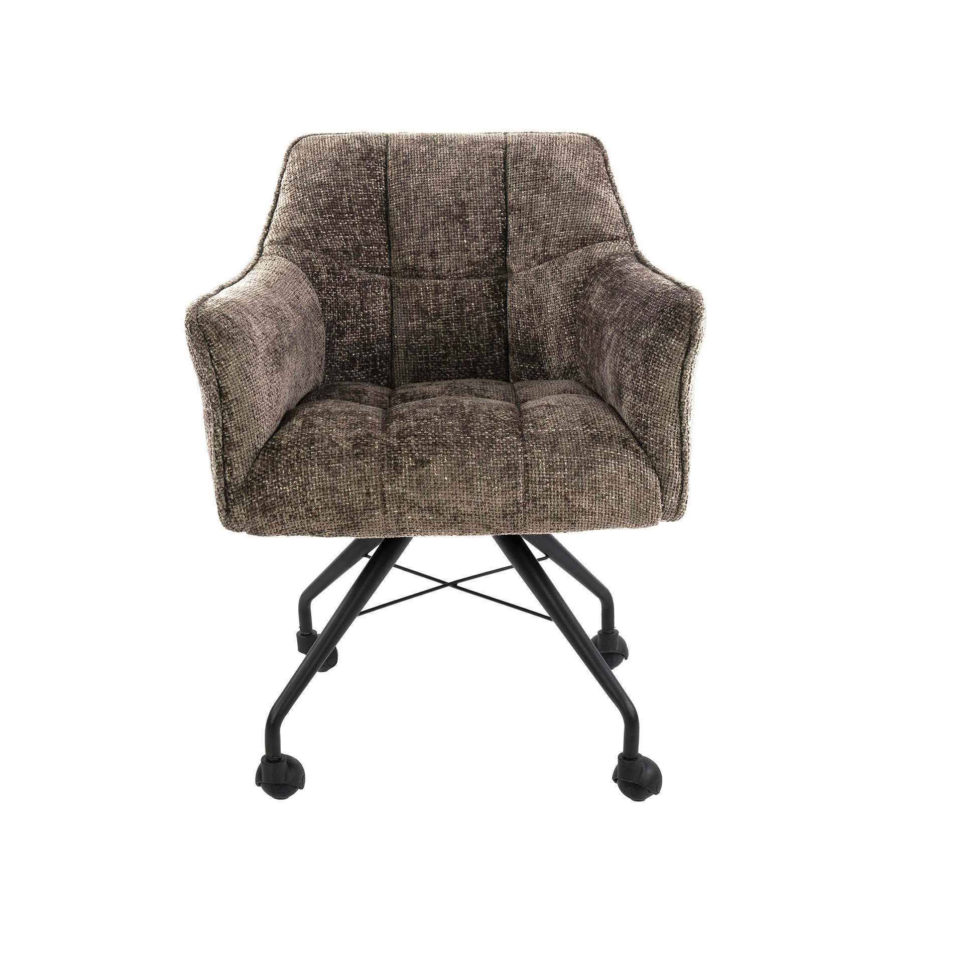 Sillón con ruedas Raster - embalado por 2 - Hoven taupe