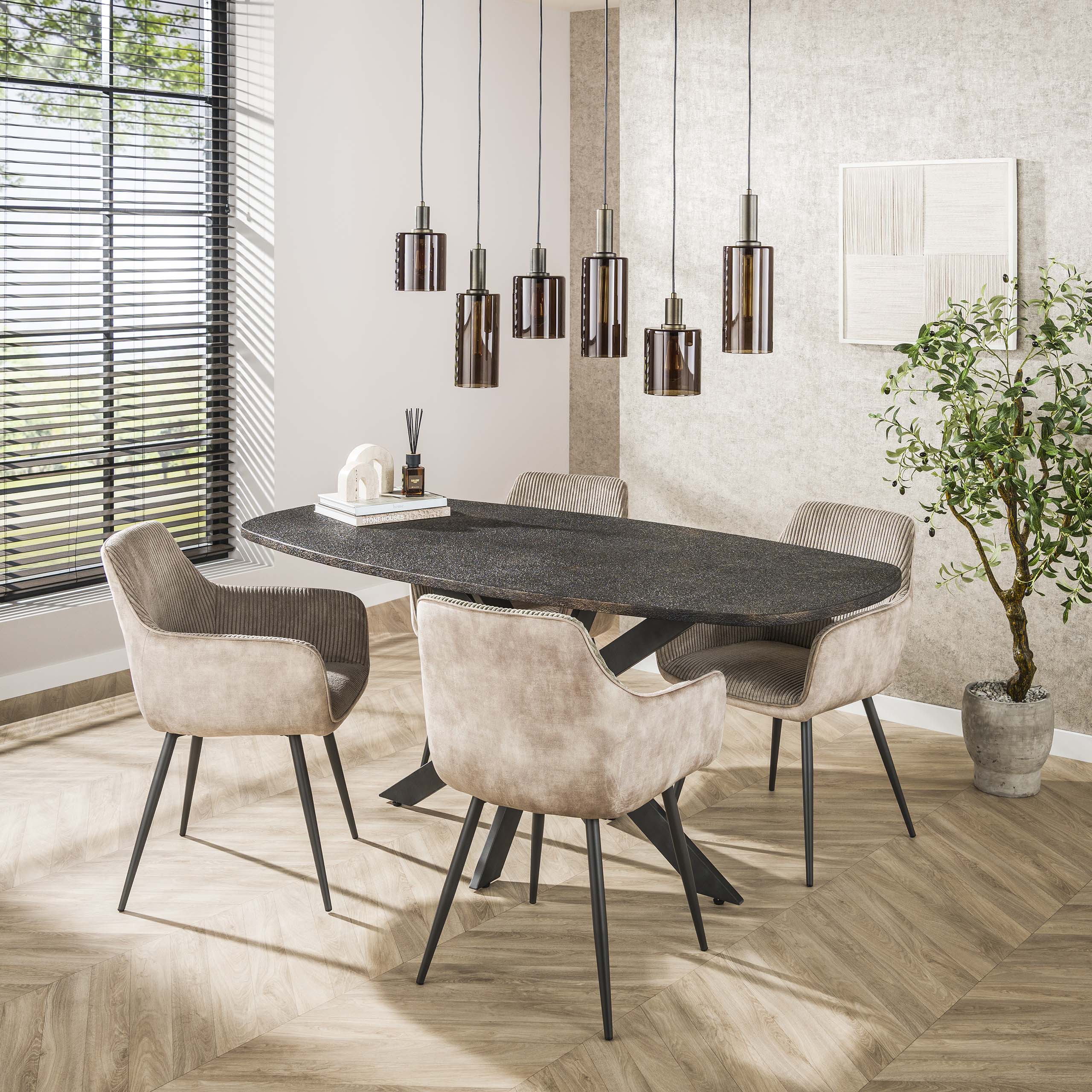 Sillón Rib - empaquetado por 2 - Arena de roca