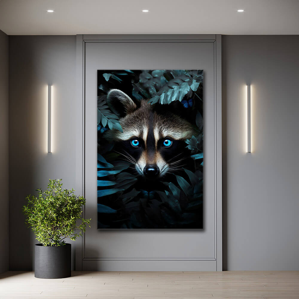 Jungle Raccoon – Vidrio