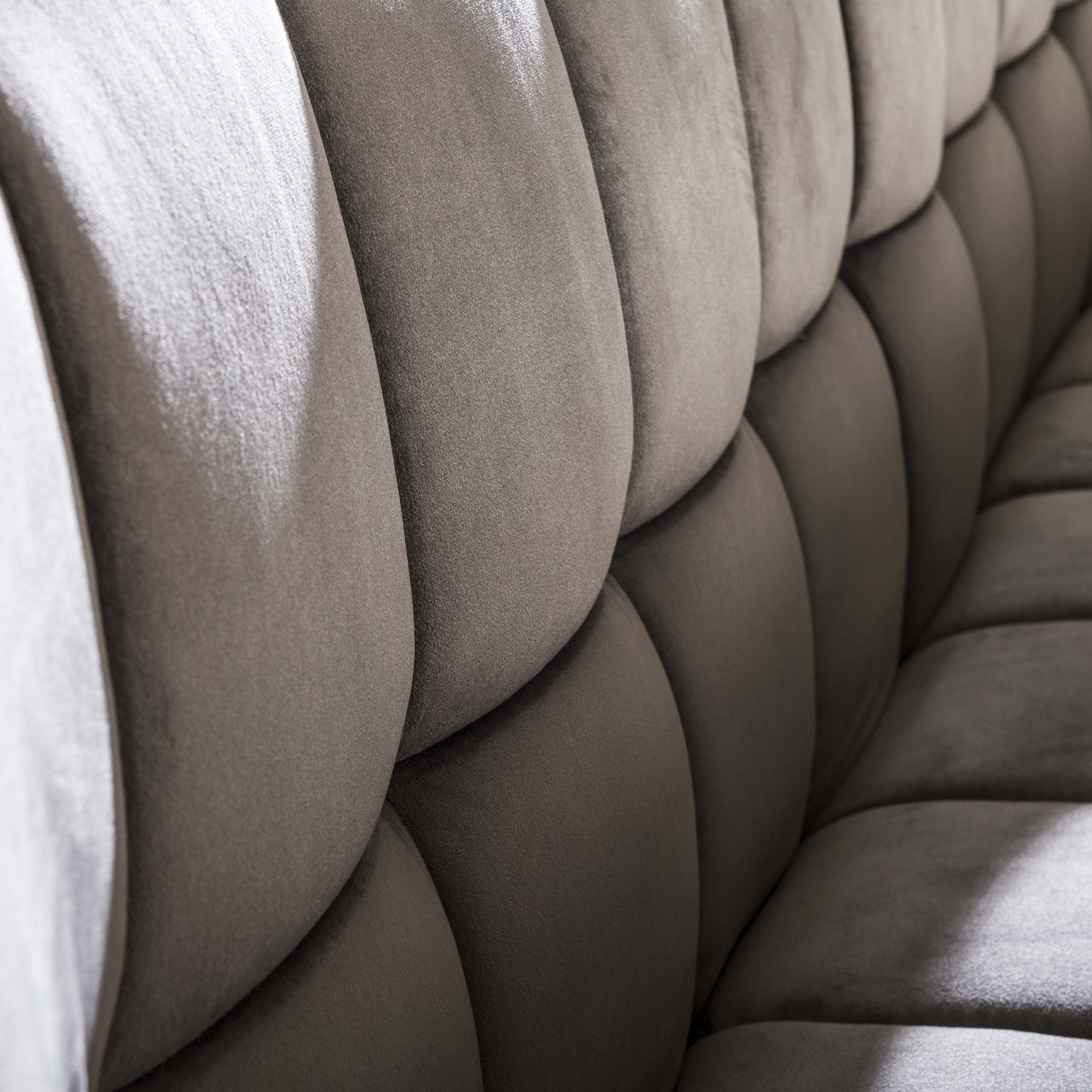 Rejilla para sofá comedor / Terciopelo antracita