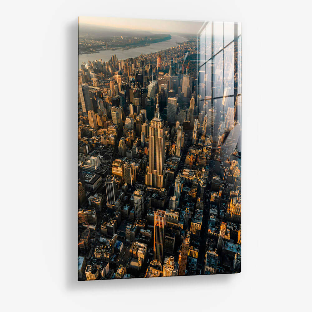 NY Birdview II – Vidrio