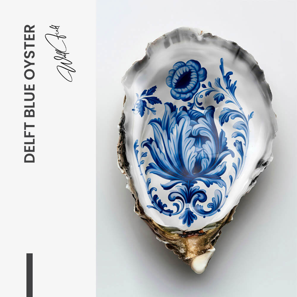 Delft Blue Oyster – Vidrio