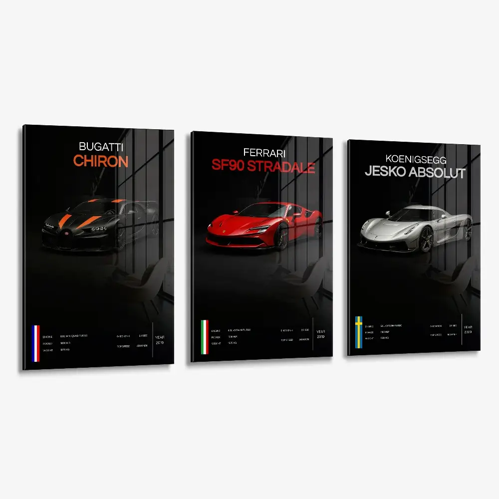 Bundle: "Hypercars" (3x) – Glass