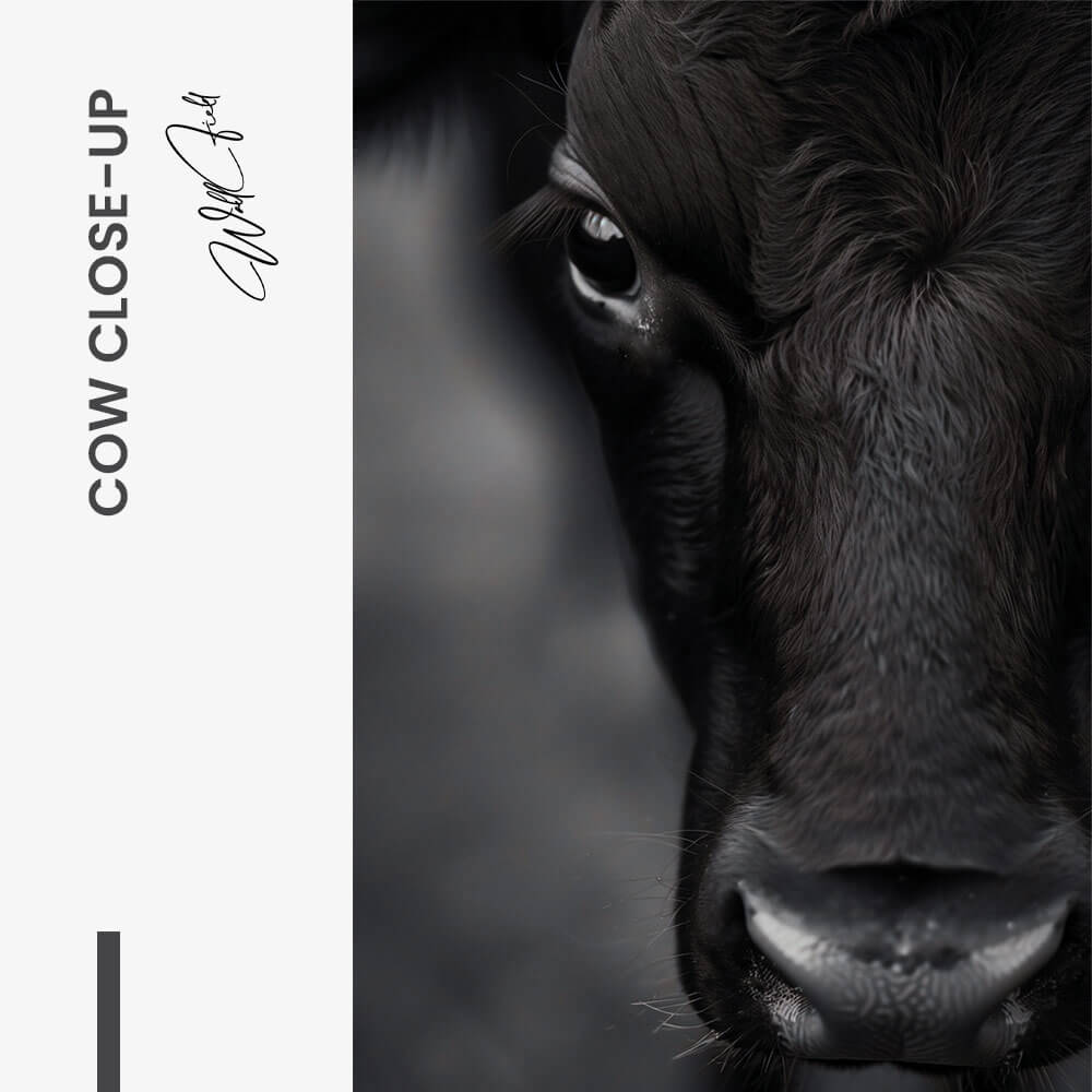 Cow Close-Up – Vidrio