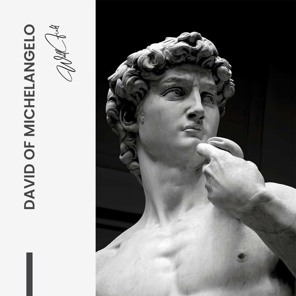 David of Michelangelo – Vidrio
