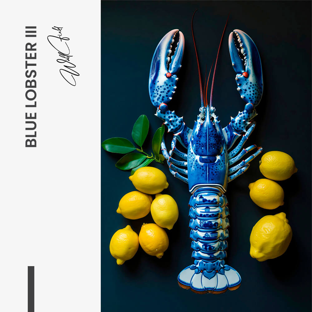 Blue Lobster III – Vidrio