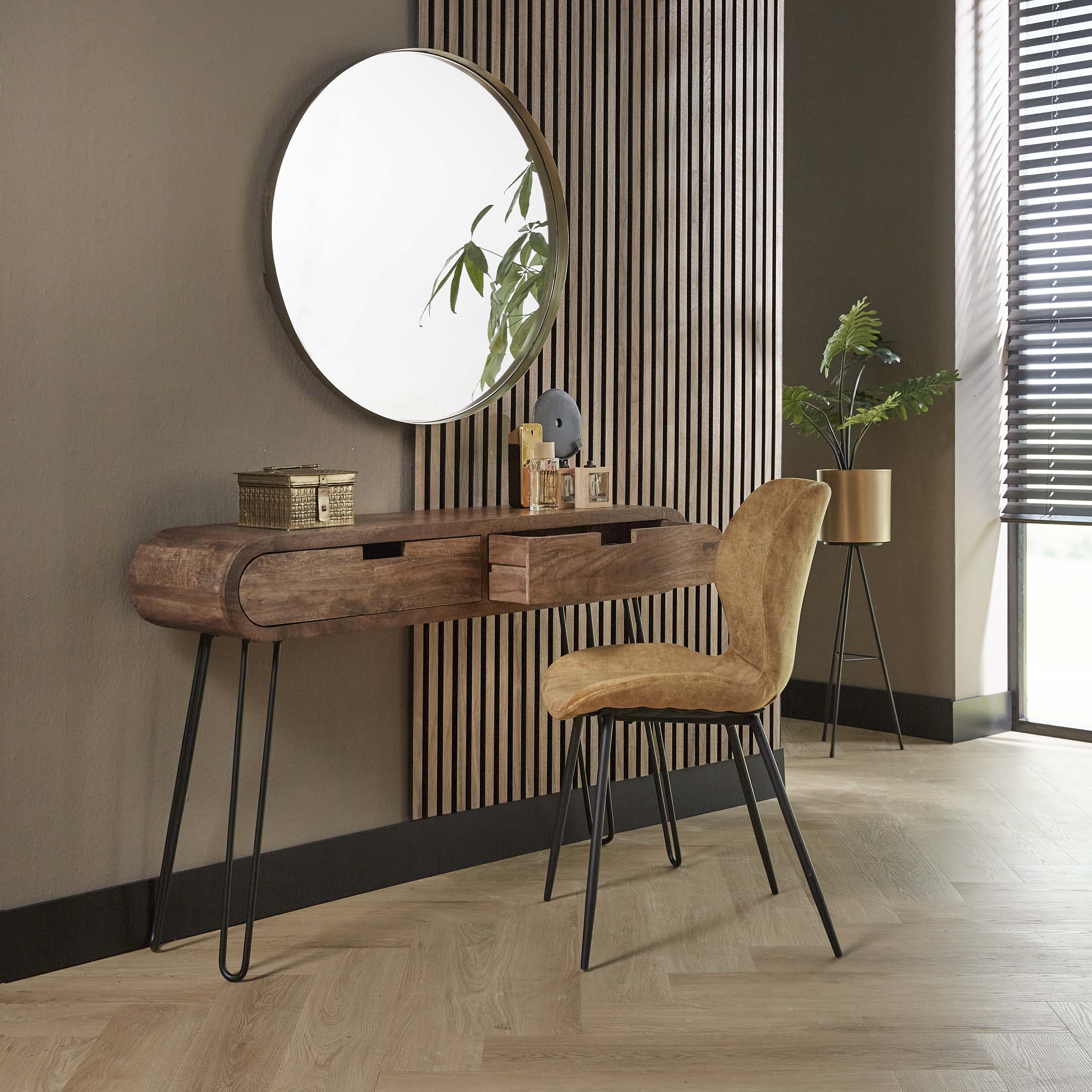 Tocador barril 2L / Mango macizo color arena