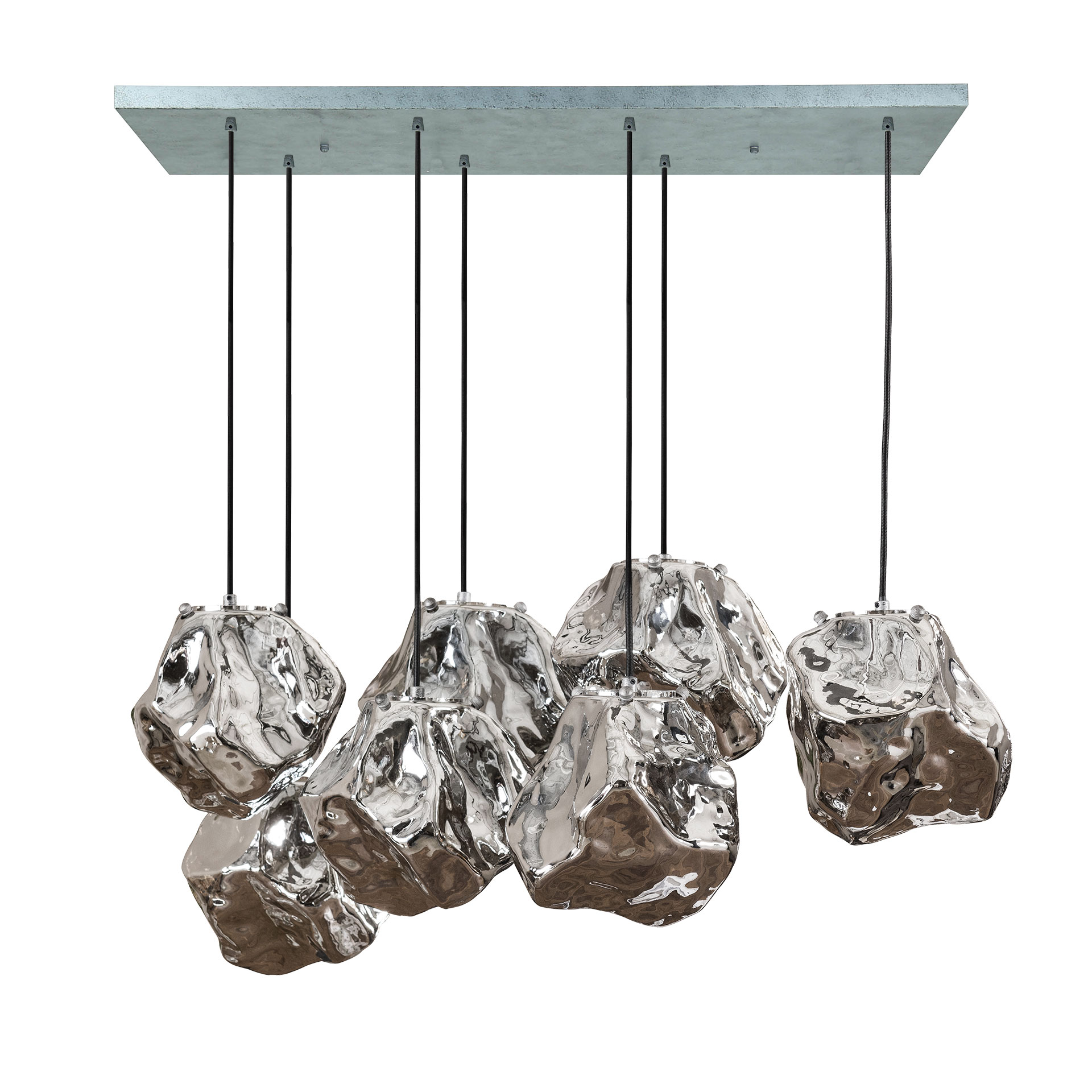 Lámpara colgante 7L Piedra