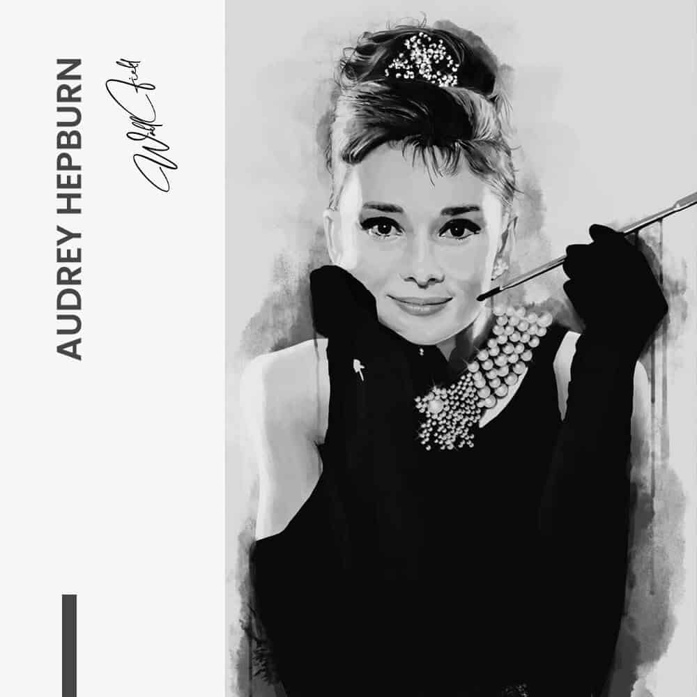 Audrey Hepburn - Vidrio