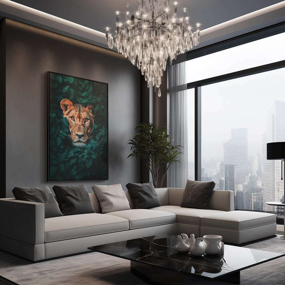 "Jungle Lion and Lioness II"