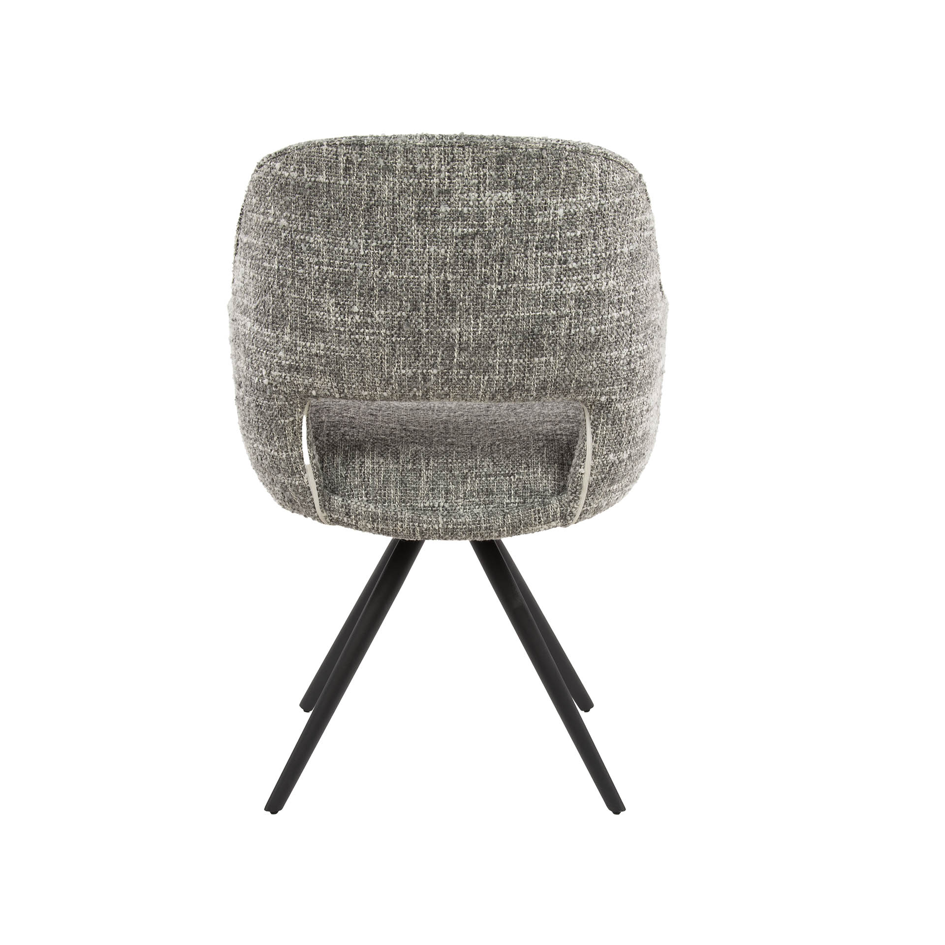 Sillón giratorio de muelles. VPE2 / Águila gris acero