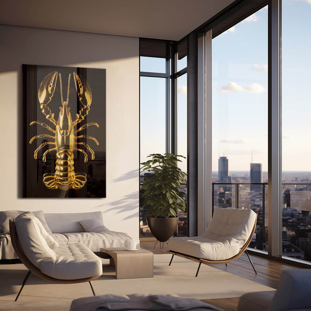 Golden Lobster – Vidrio