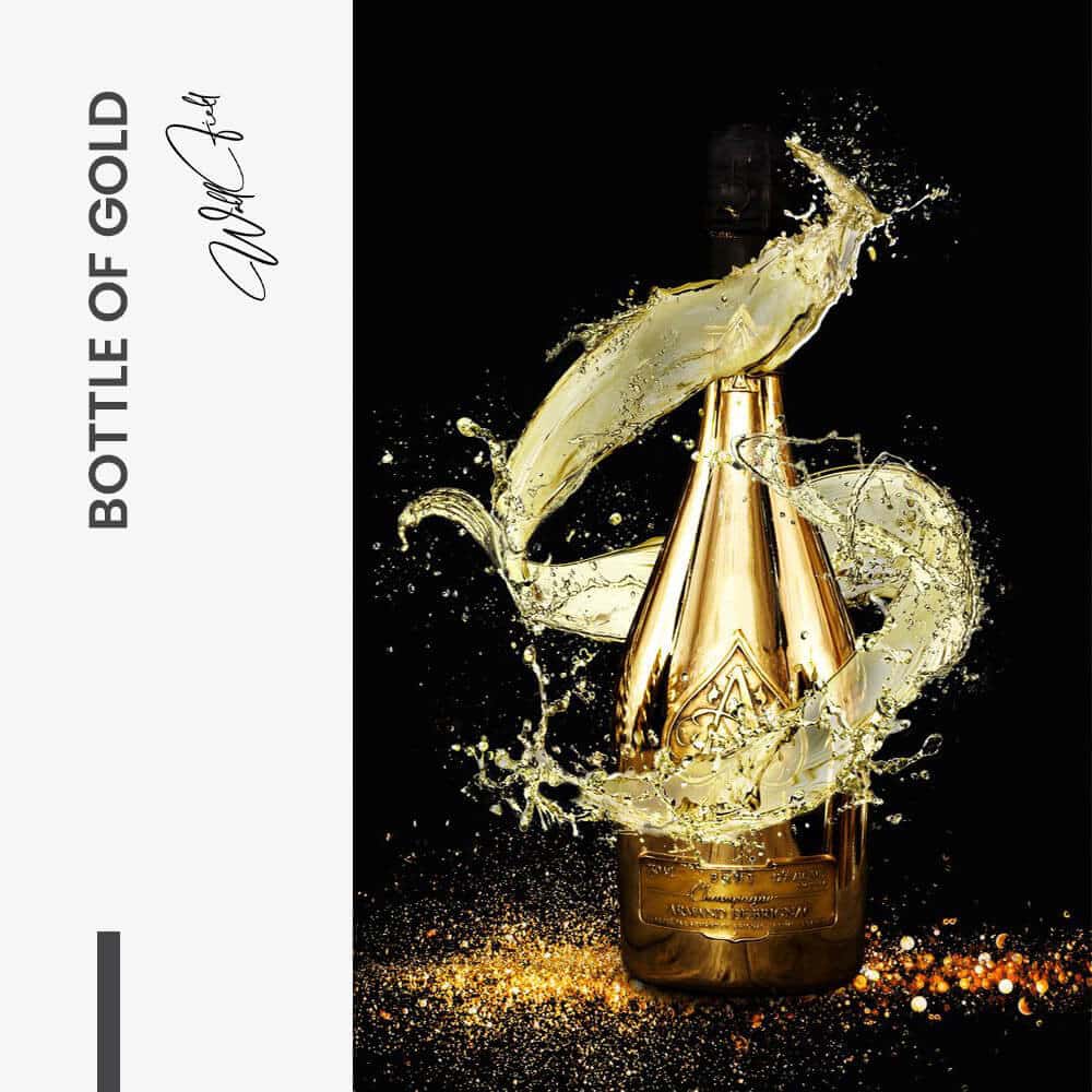 Bottle Of Gold - Vidrio