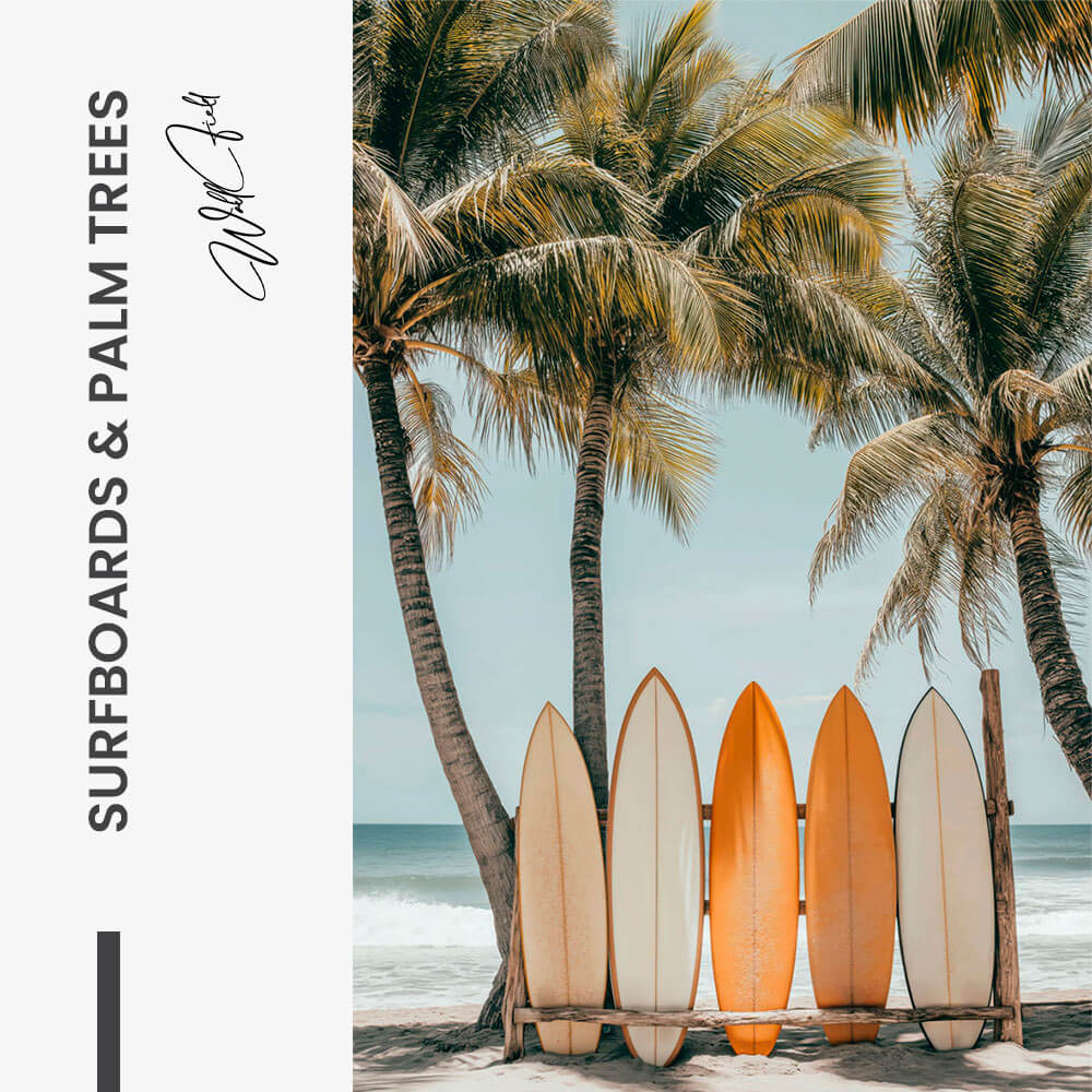 Surfboards & Palm Trees – Vidrio