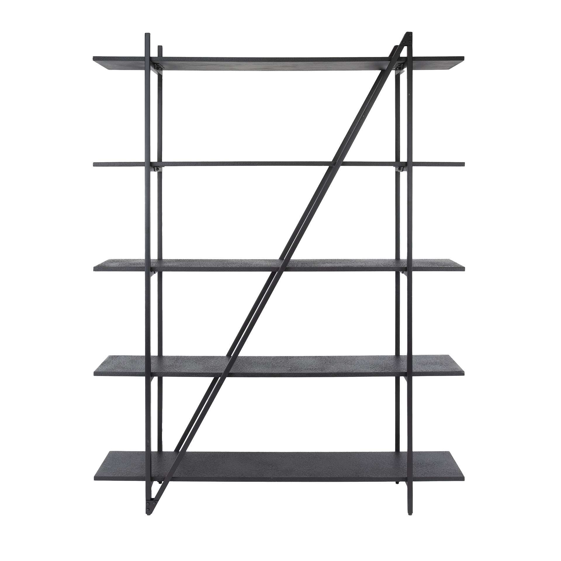 Perchero de pared Piega 5 capas 140 cm - Gris