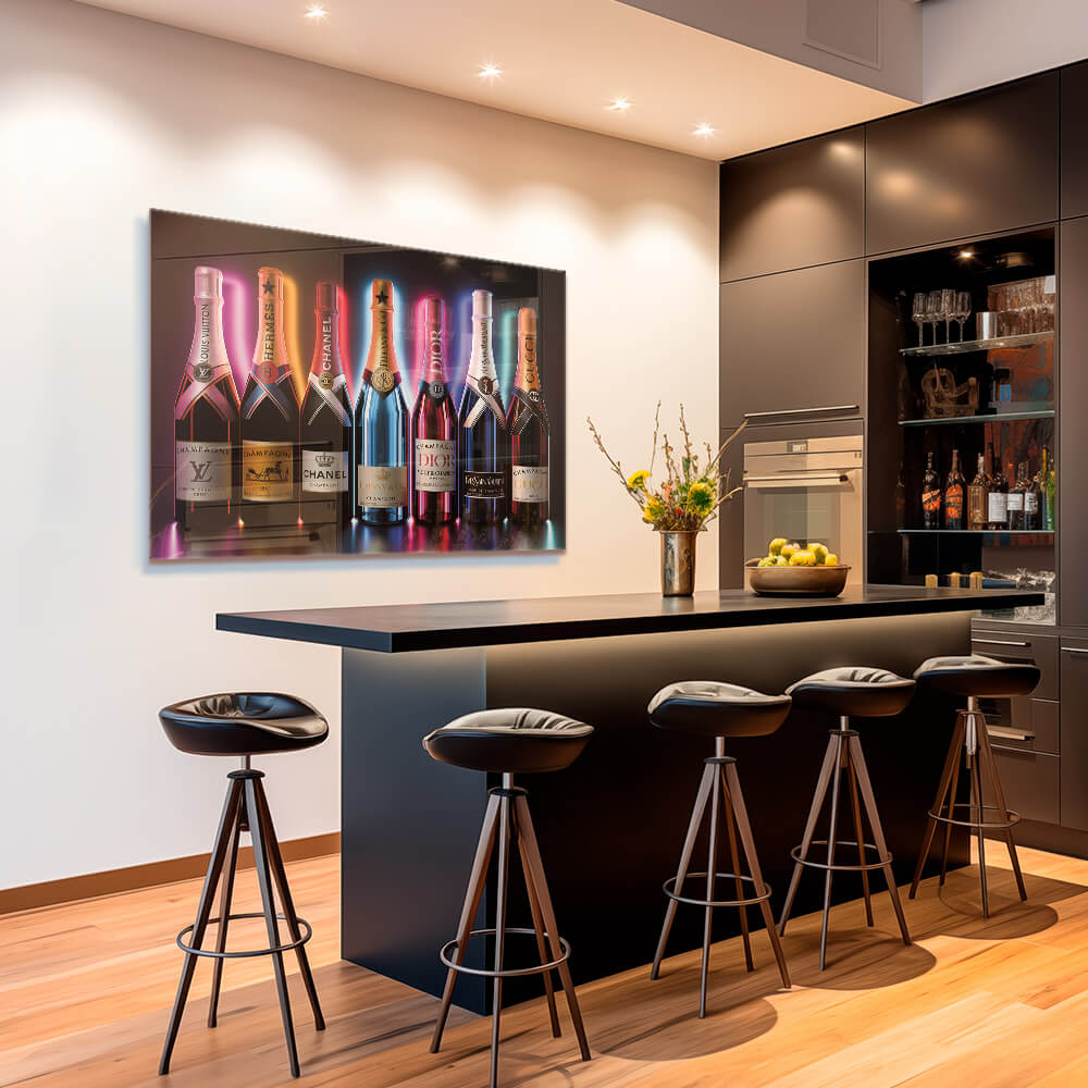Neon Bottles – Vidrio