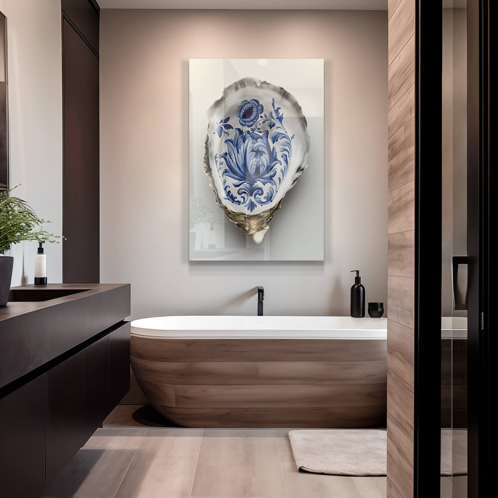 Delft Blue Oyster – Vidrio