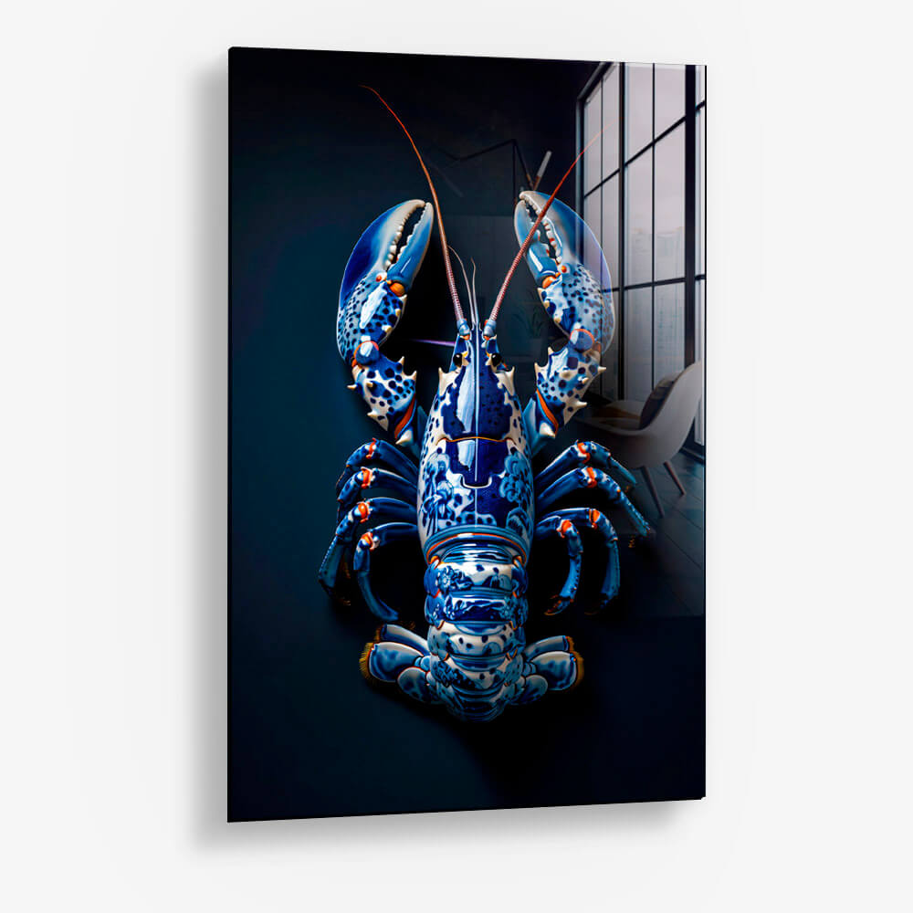 Blue Lobster II – Vidrio