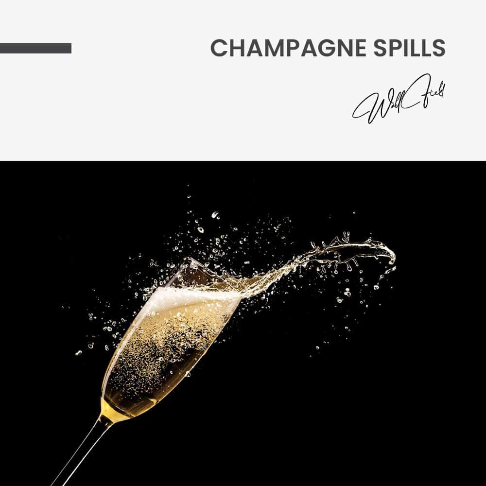 Champagne Spills – Vidrio