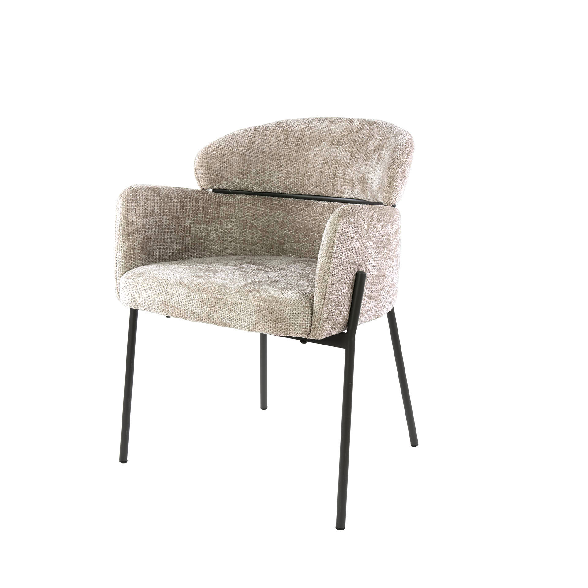 Armchair Curva - set of 2 - Hoven sand