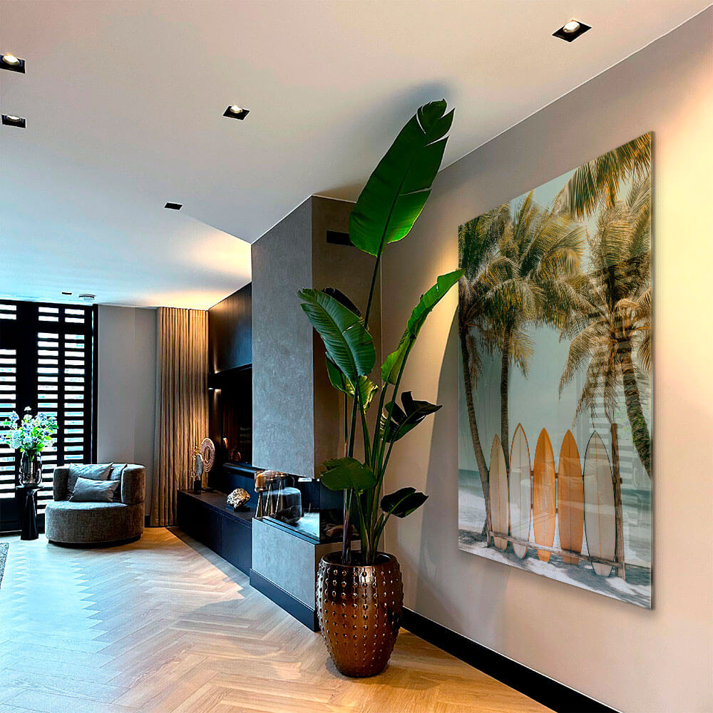 Surfboards & Palm Trees – Vidrio