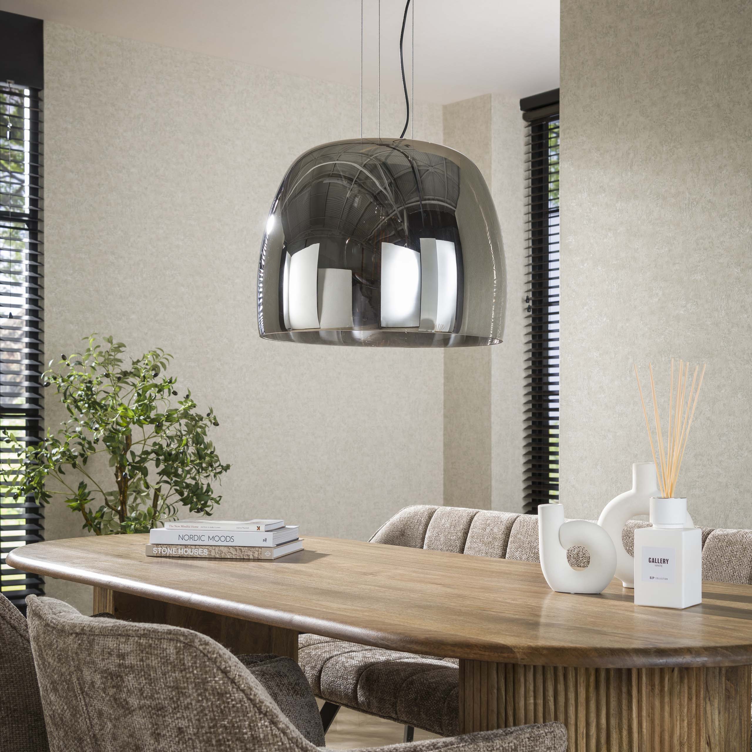 Lámpara colgante Drift Glass XL - Vidrio gris humo
