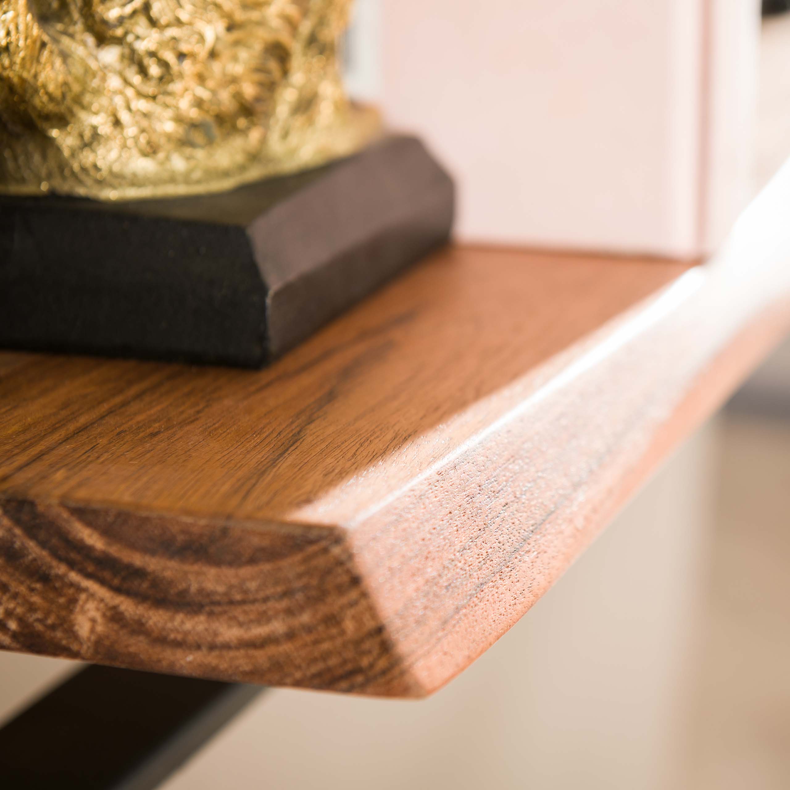 Estante de pared Lean juego de 3 - Acacia maciza