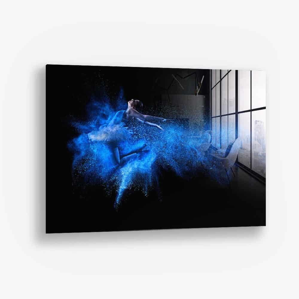 The Blue Dancer – Vidrio