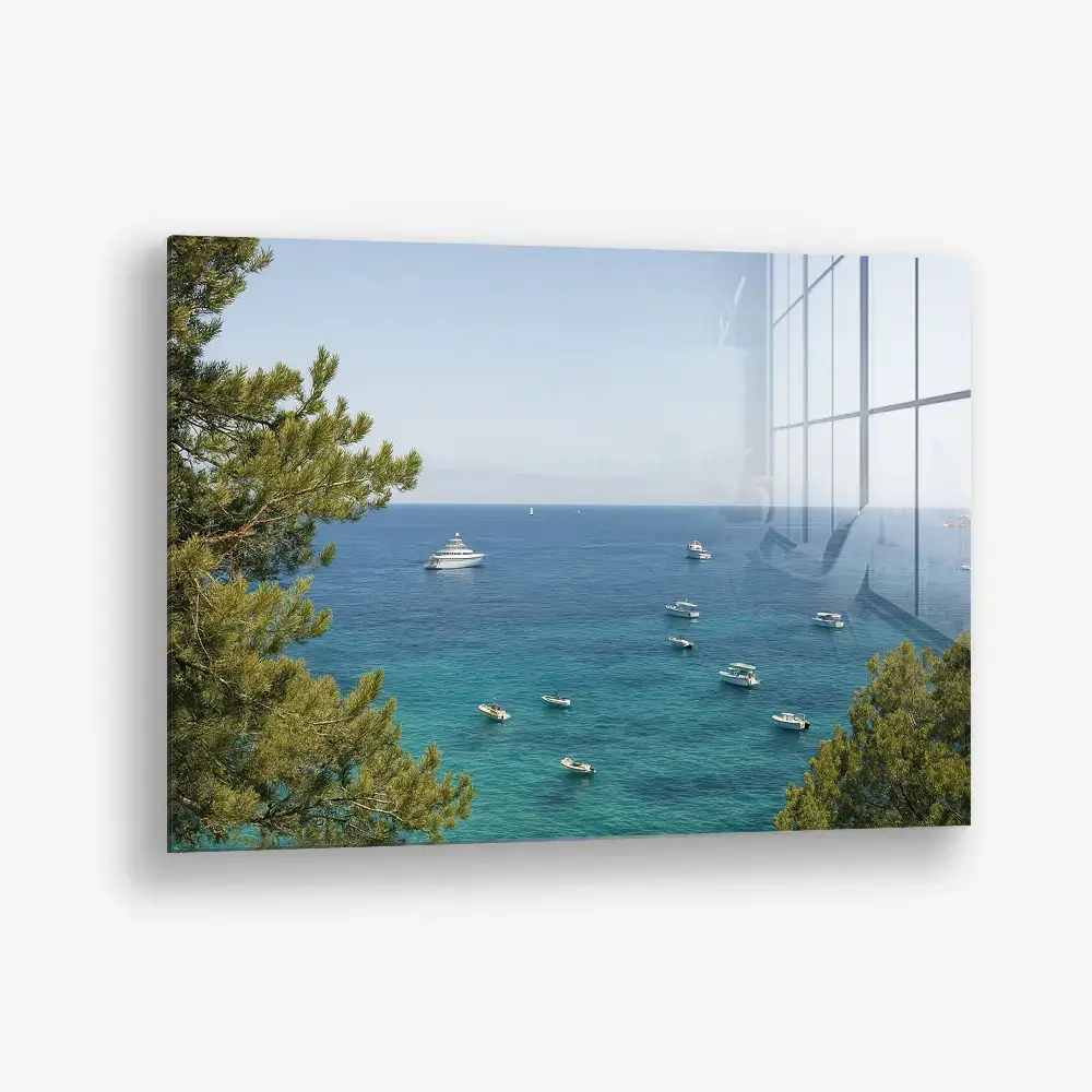 Boats in the Bay – Vidrio