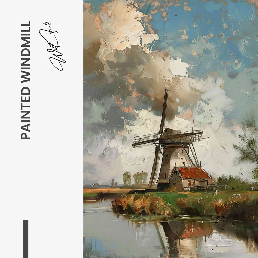 Painted Windmill – Vidrio
