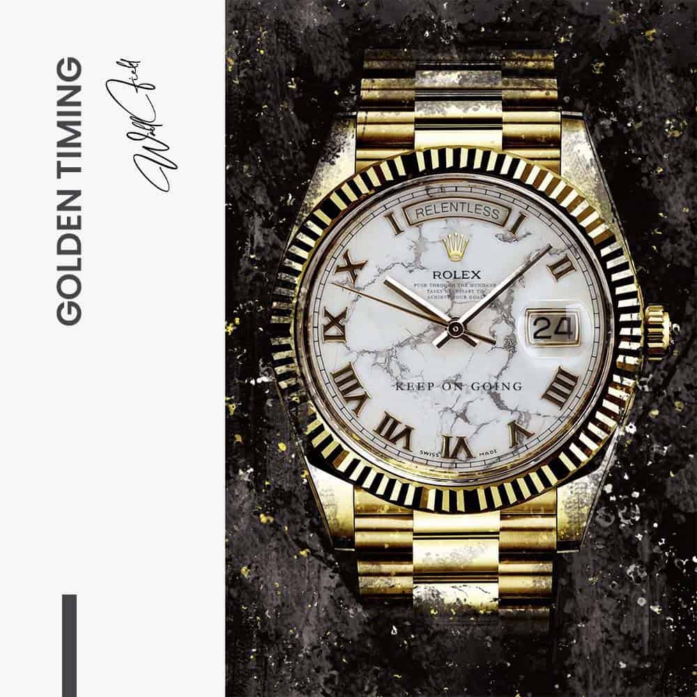 Golden Timing - Vidrio
