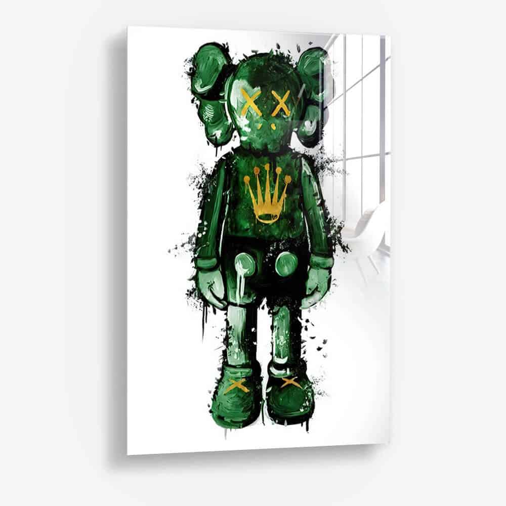 Green Hype Figure - Vidrio