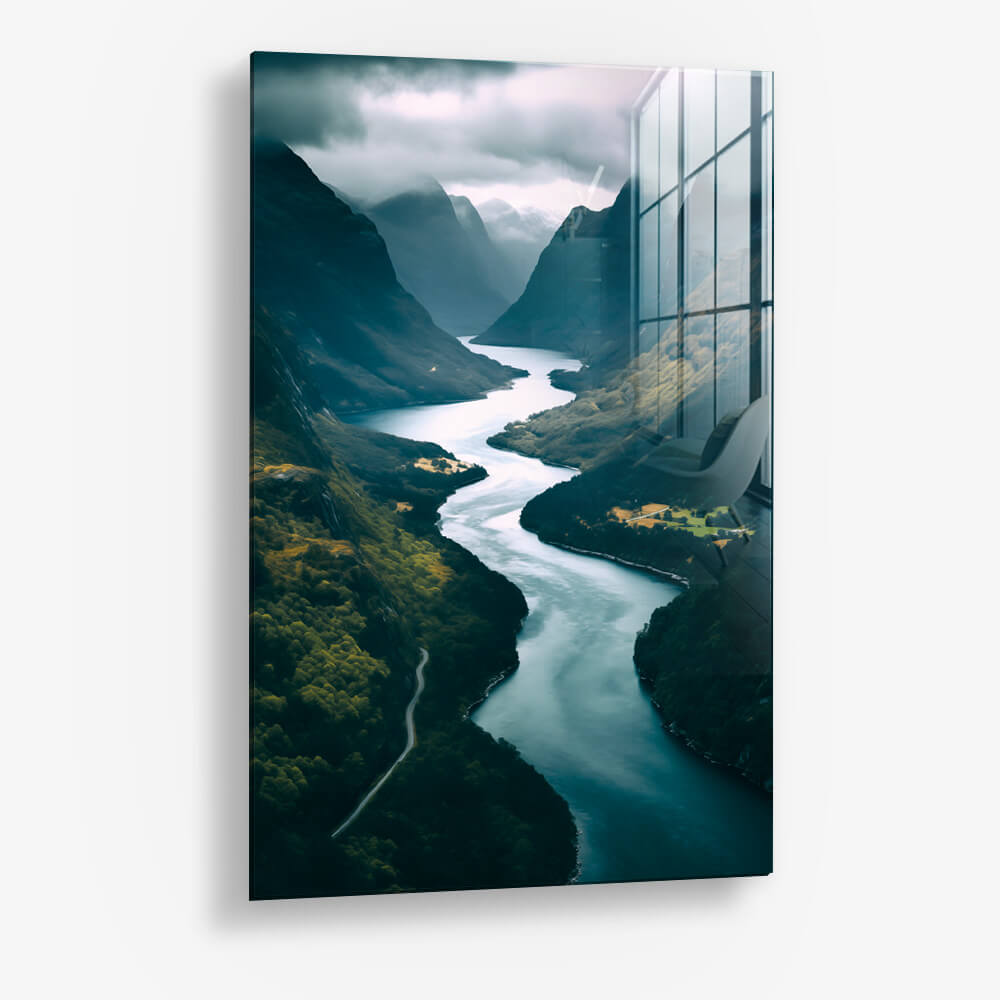 Fjord I – Vidrio