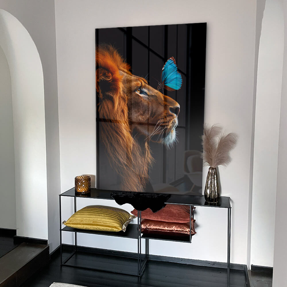 Butterfly Lion – Vidrio