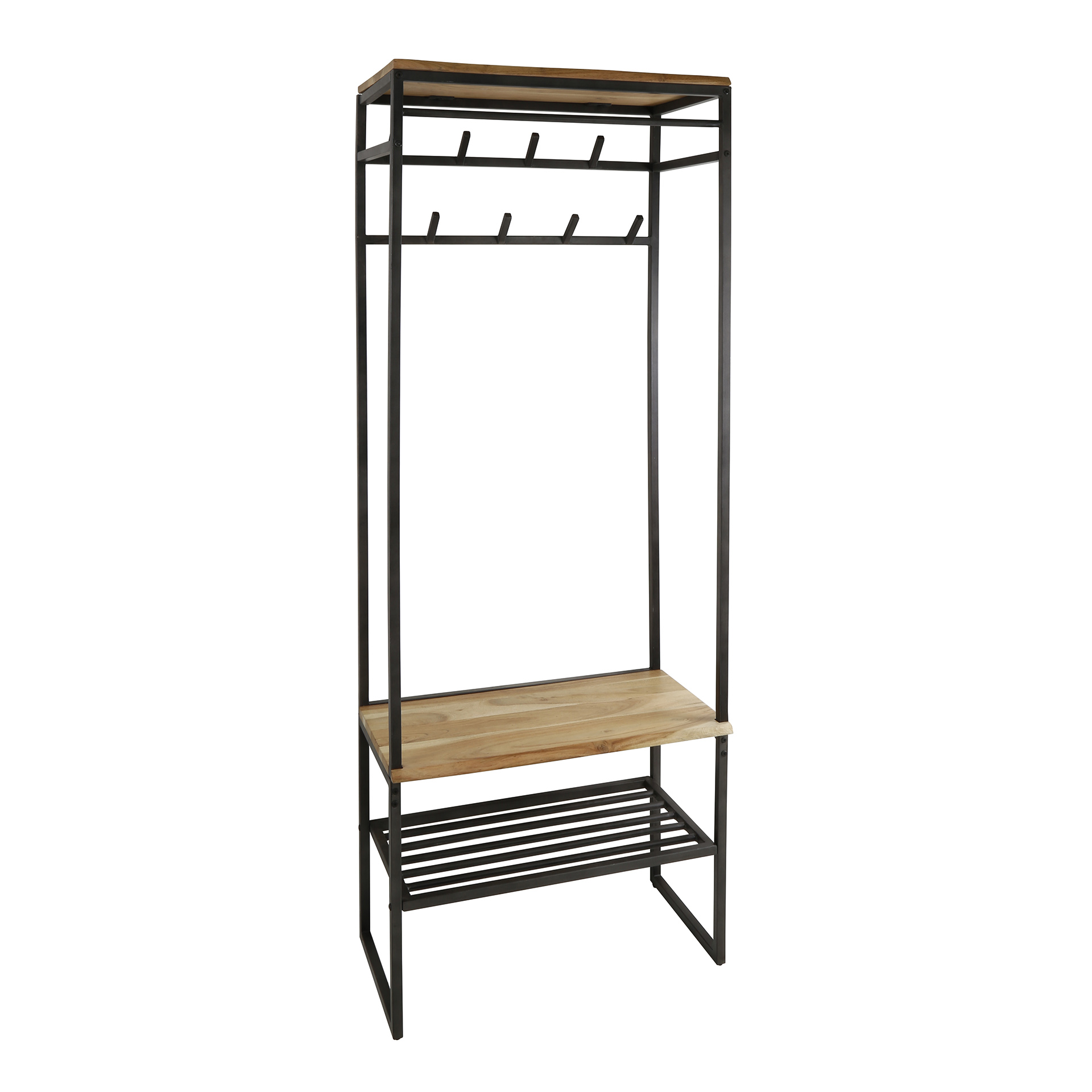 Borde de barra para mueble de armario / Acacia maciza natural