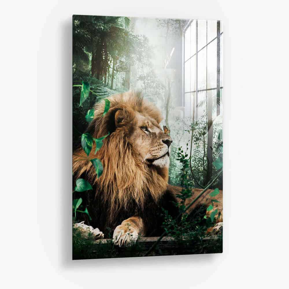 Forest Lion - Vidrio