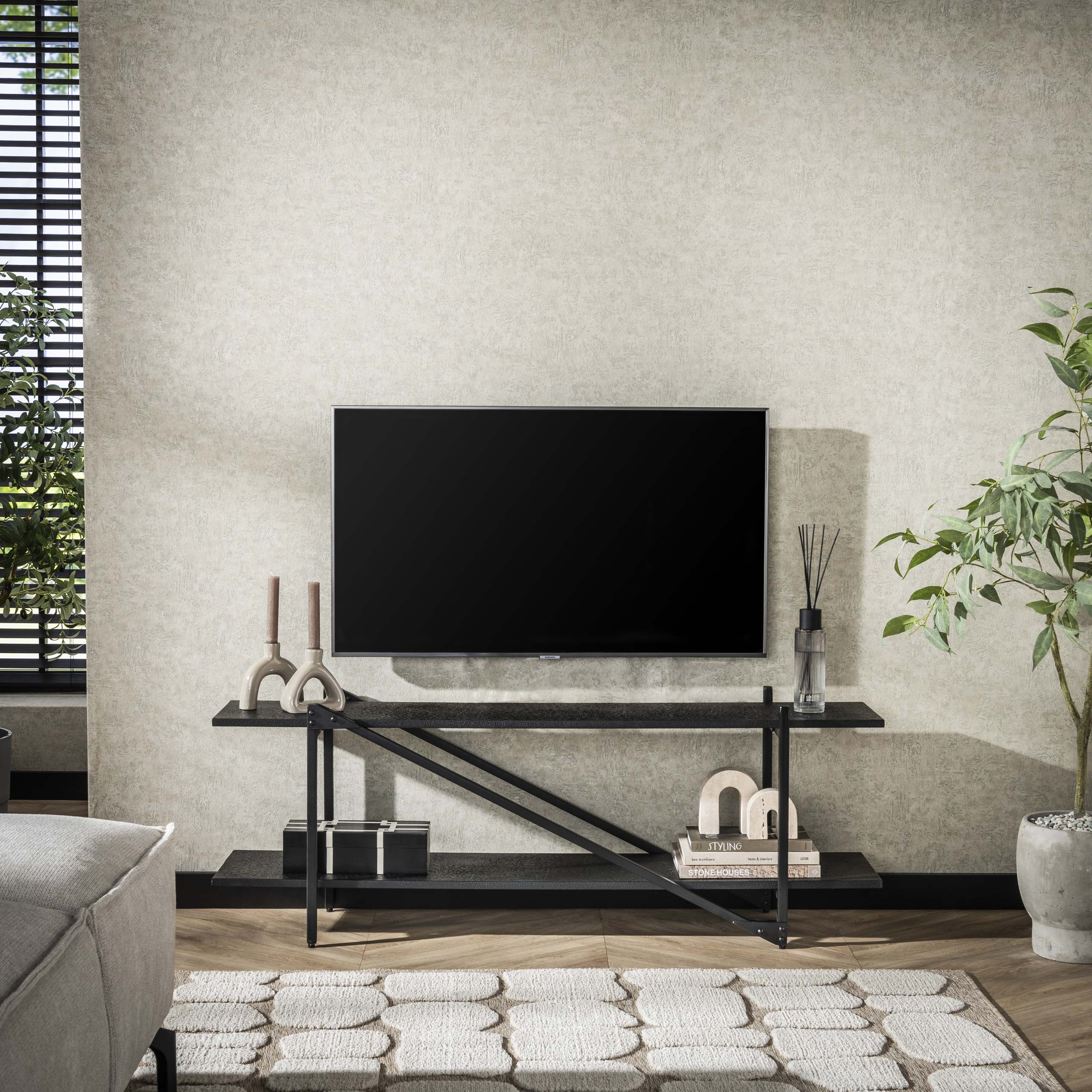 Mueble TV Piega 140 cm - Gris