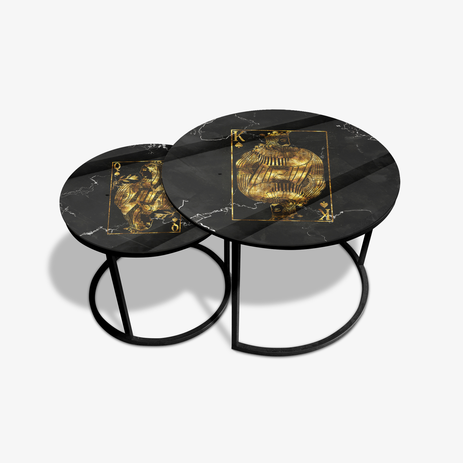 Mesa de centro Negra - Royal Cards