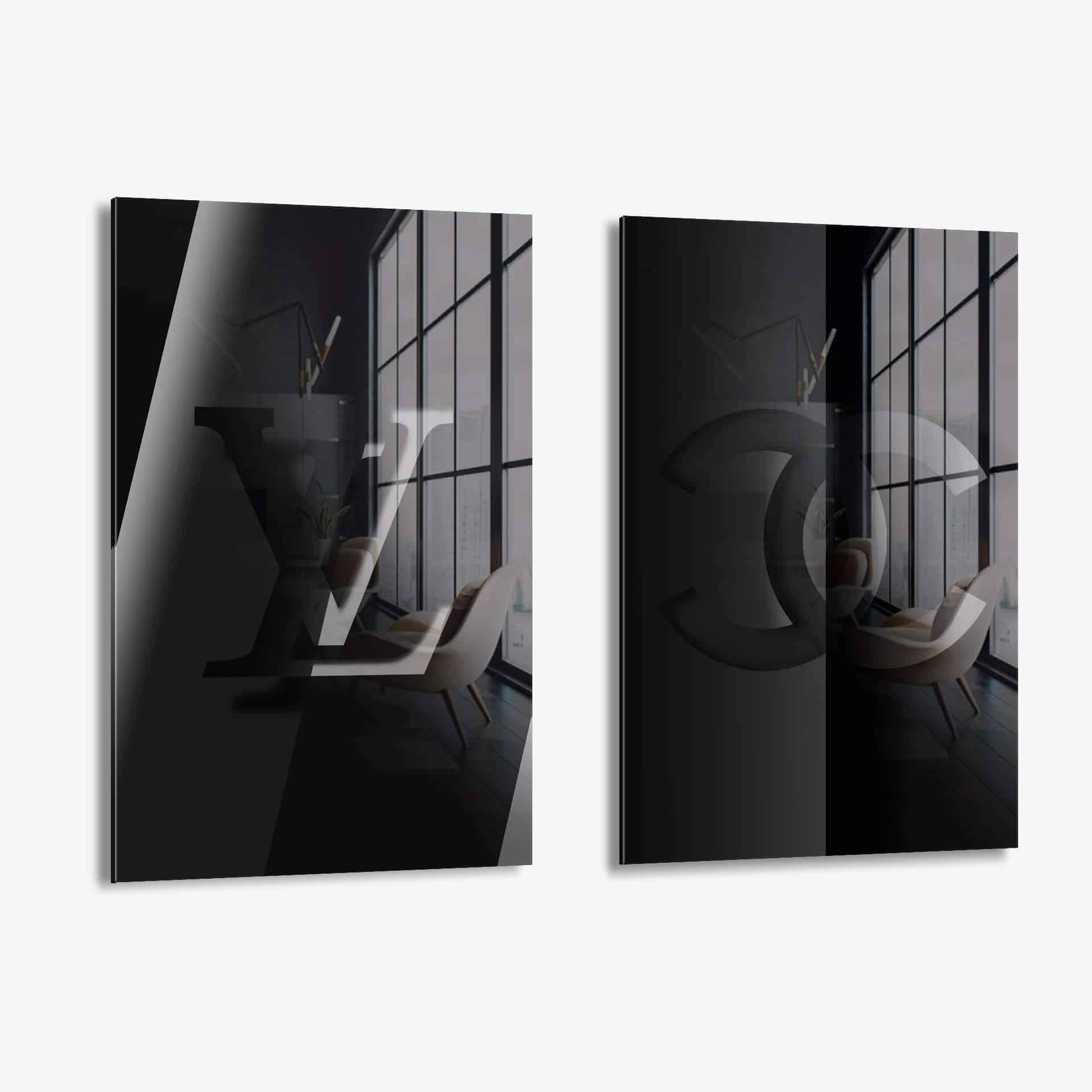 Bundel: Black Papercut (2x) - Vidrio