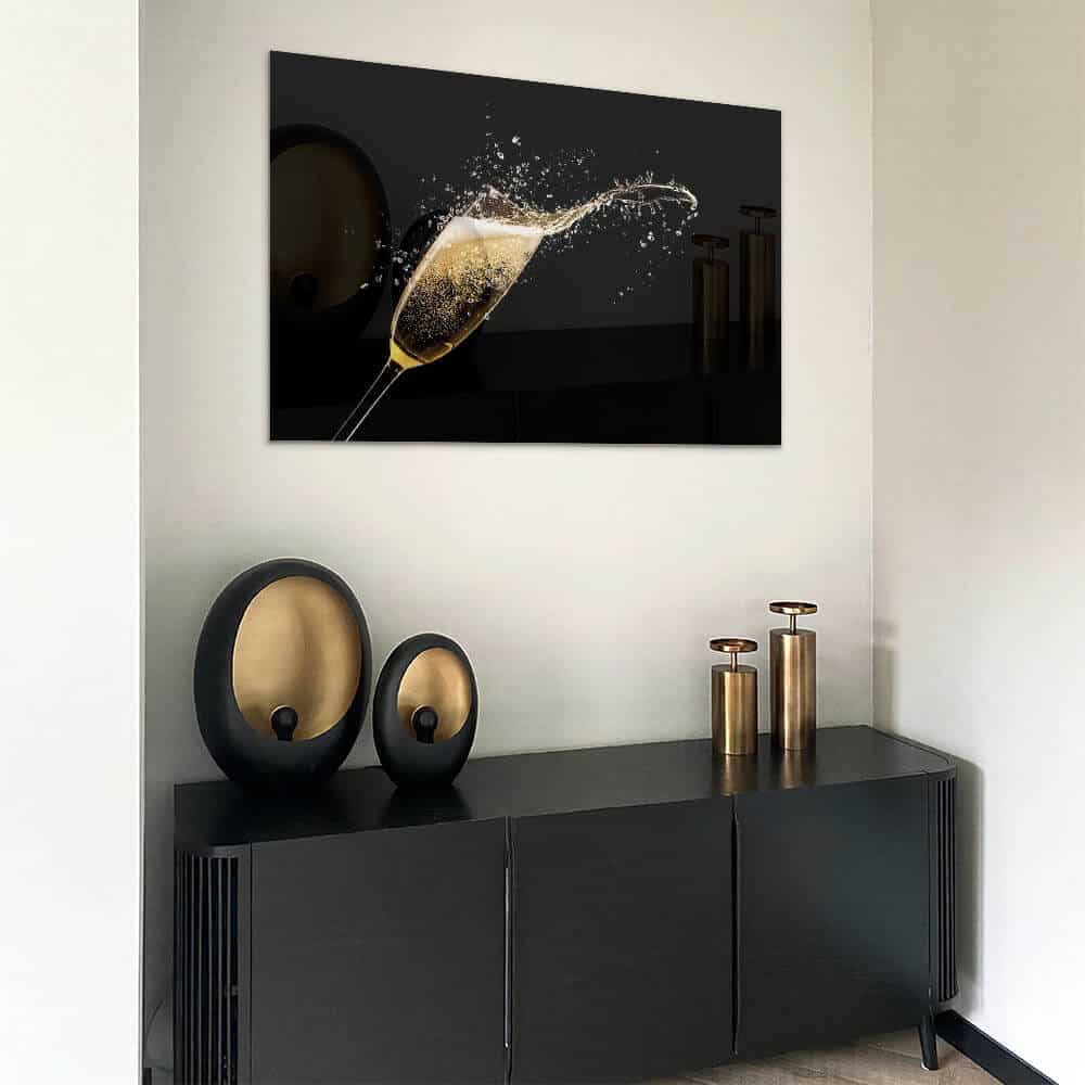 Champagne Spills – Vidrio