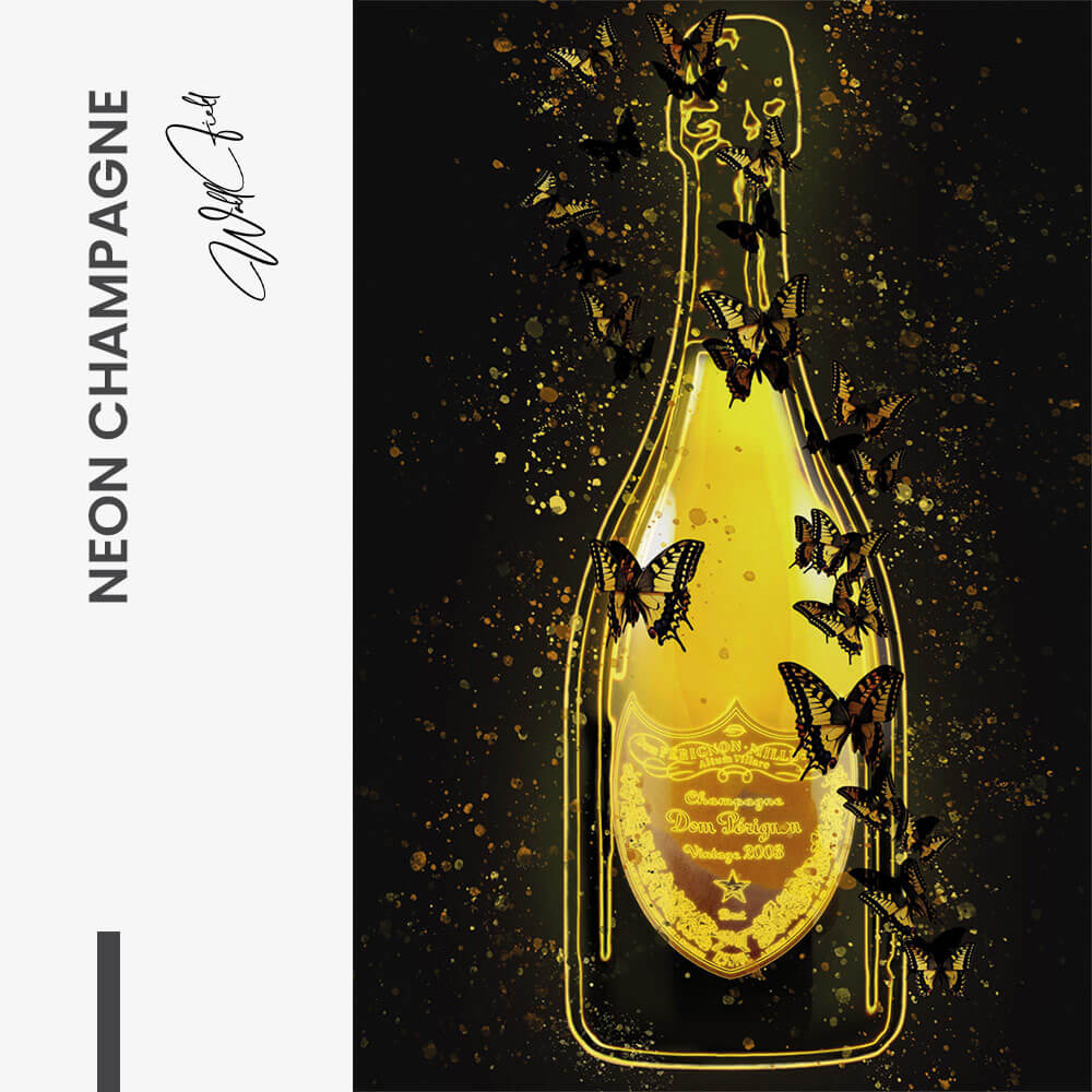 Neon Champagne – Vidrio