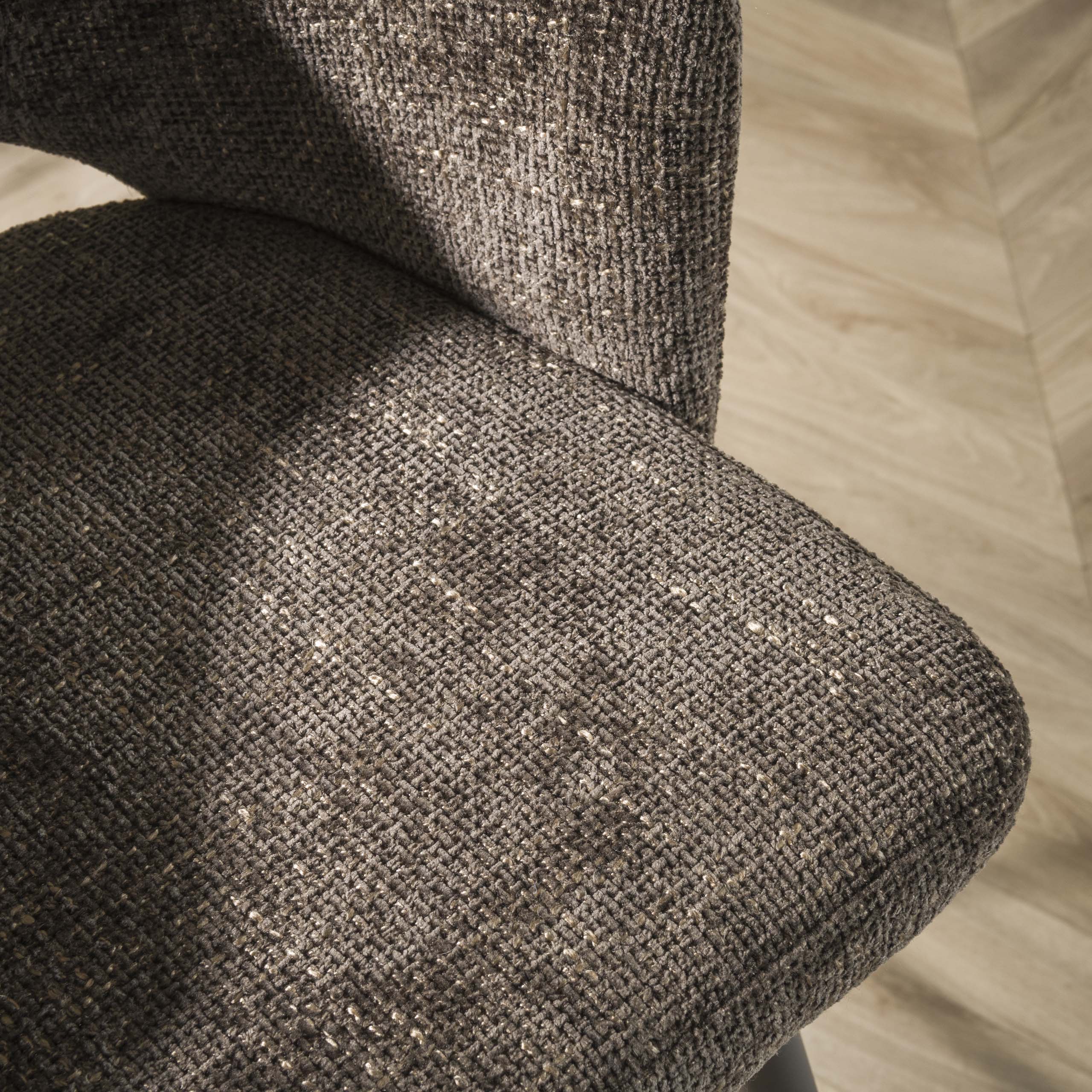 Sillón de salón - empaquetado por 2 - Marrón cargo