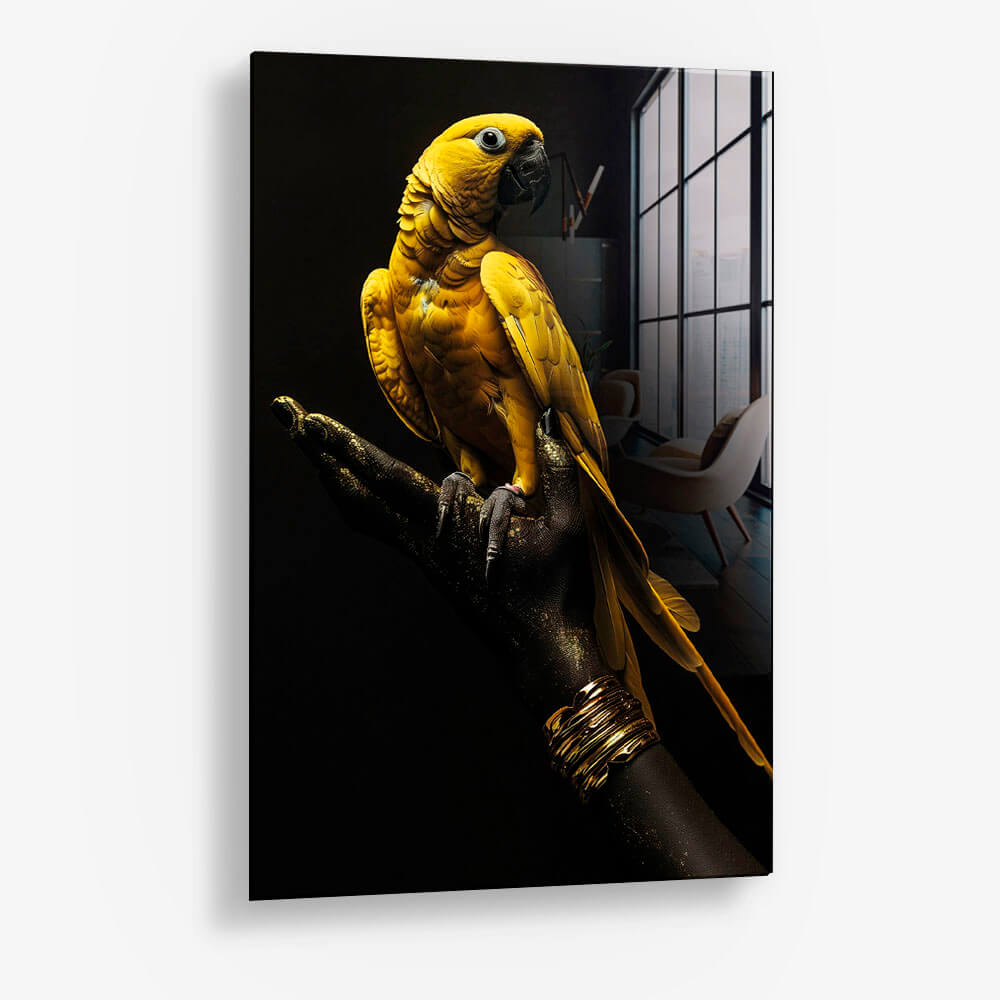 Golden Parrot – Vidrio