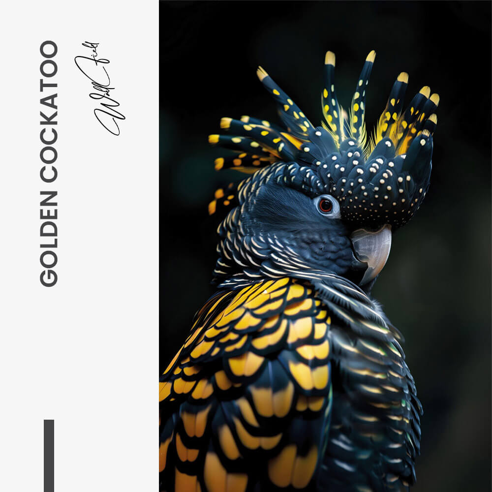 Golden Cockatoo – Vidrio