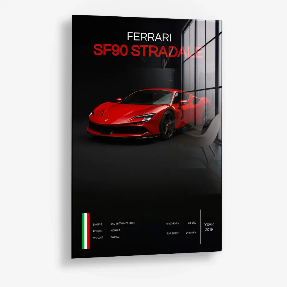 Hypercars – Ferrari SF90 Stradale – Vidrio