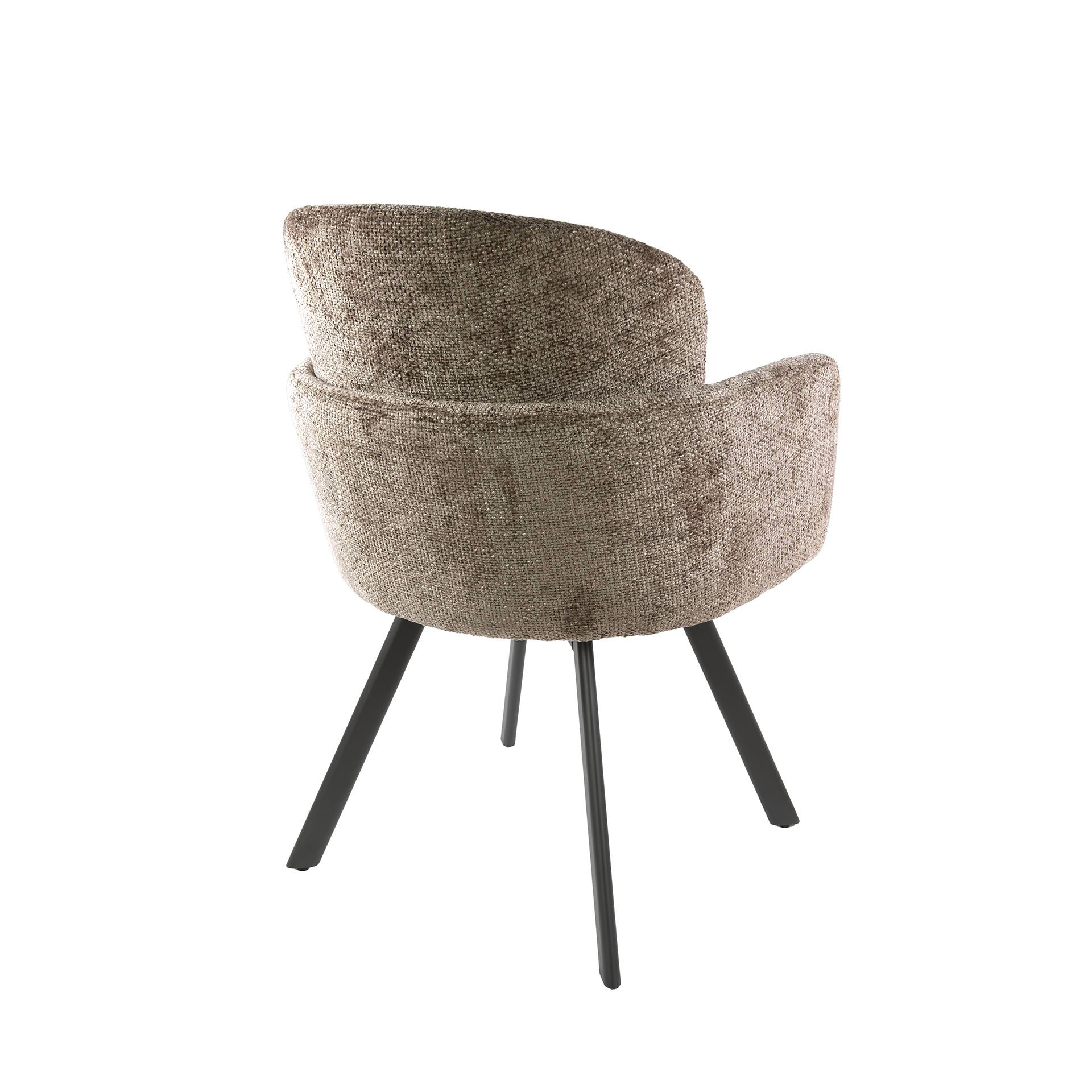 Armchair Embrace rotatable - set of 2 - Hoven champagne