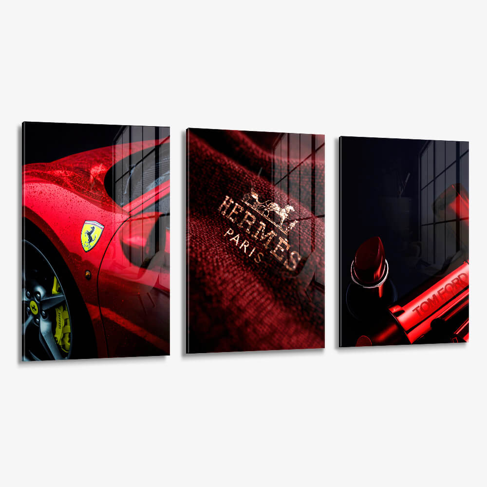 Bundle: "Ruby Luxe II" (3x) – Glass