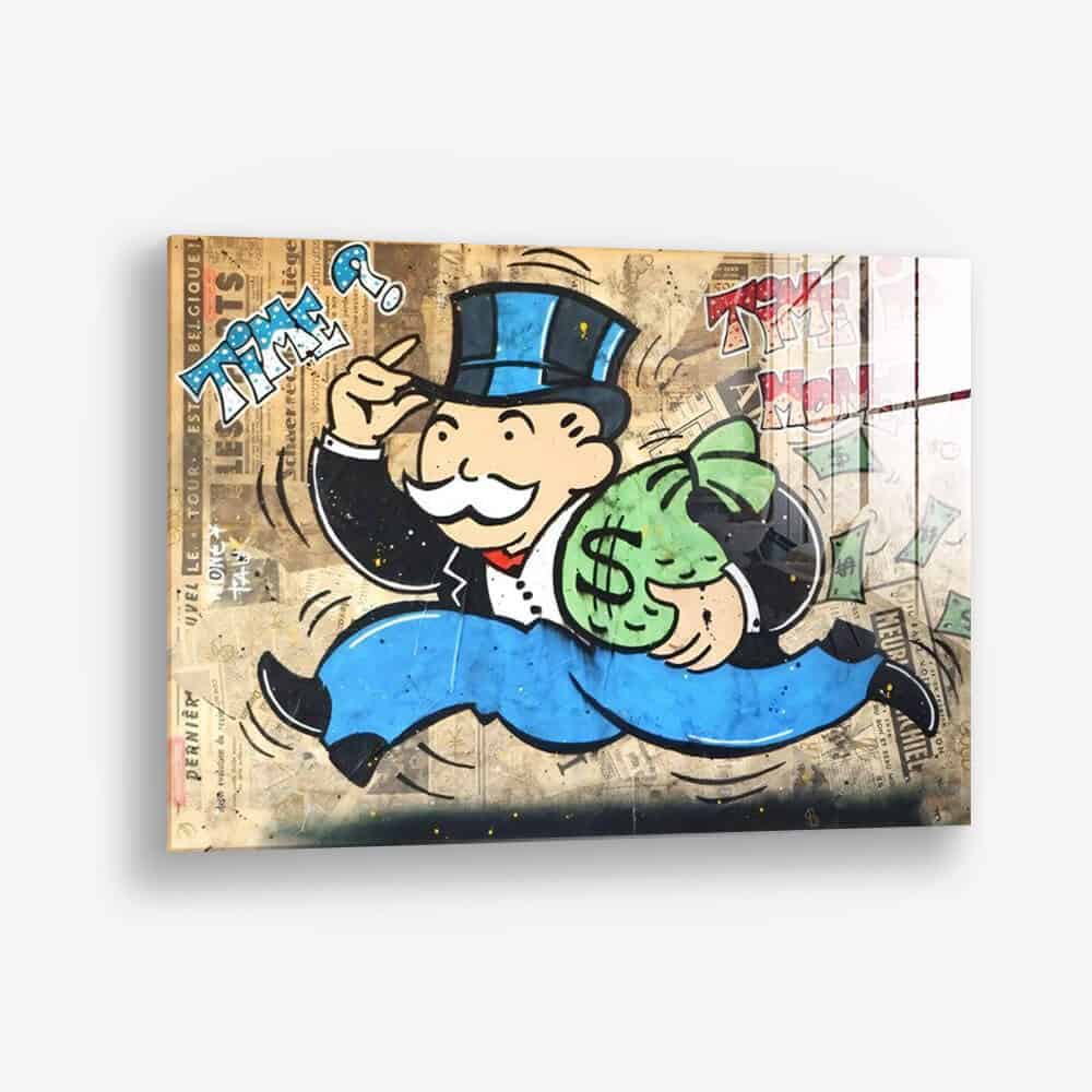 The Running Rich Man - Glass