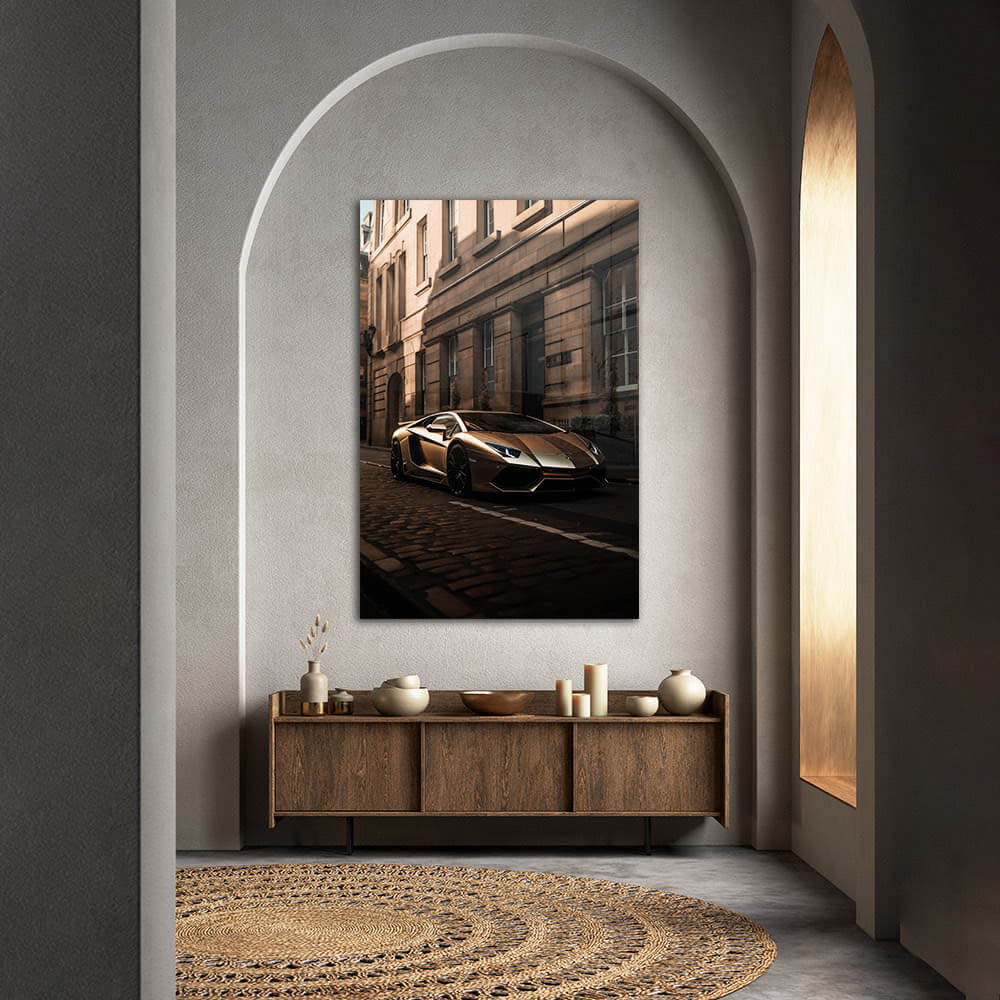 Golden Lambo – Vidrio